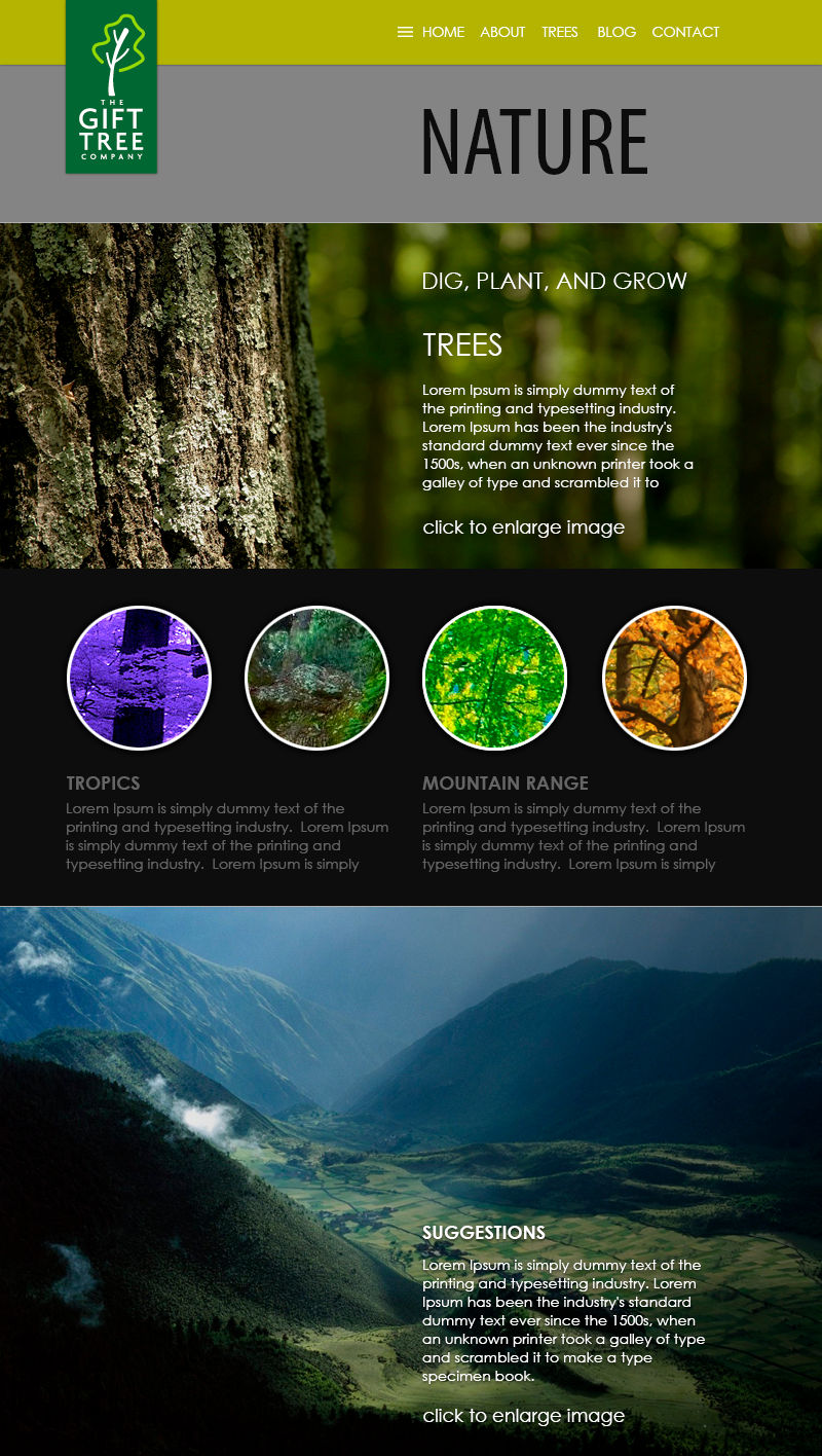 Gift Tree UI Concept