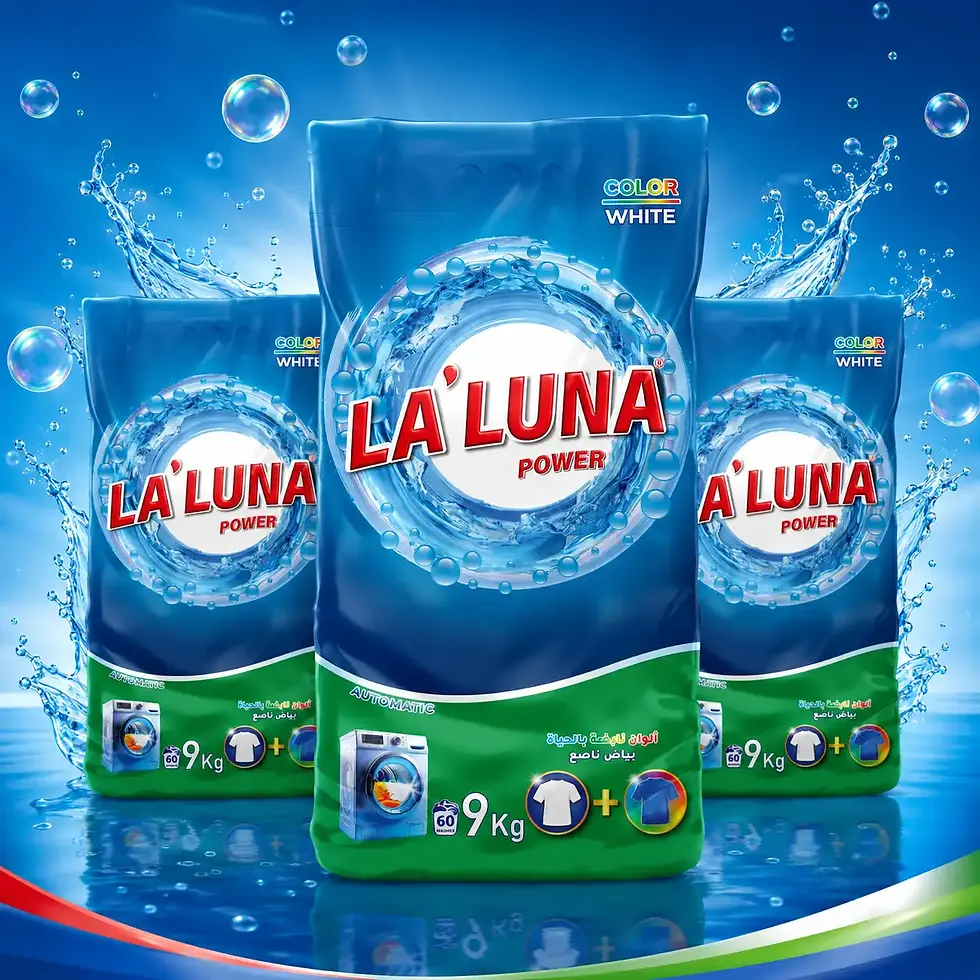 La Luna Power Automatic Laundry Detergent for Saudi Arabia