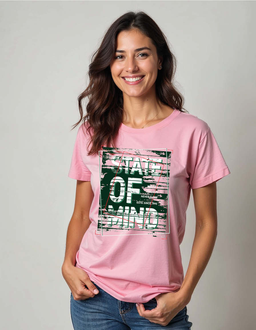 Thumbnail: State of mind Unisex printed Graphic T-Shirt