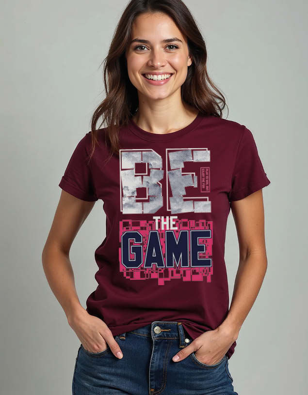 Thumbnail: be the game Unisex Printed Graphic T-Shirt for Mens,Womens & Kids