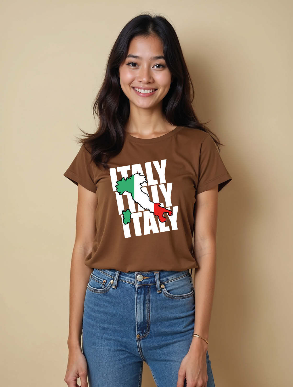 italy Urban Unisex Printed Graphic T-Shirt For Mens Womens & Kids