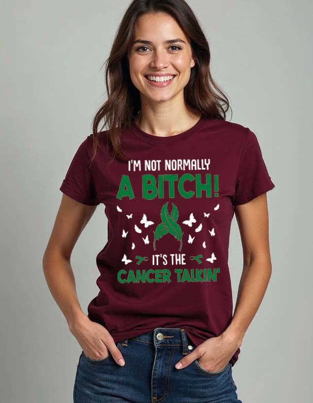 Thumbnail: i'm not normally a bitcah it's the cancer talkin Unisex Printed Graphic T-Shirt