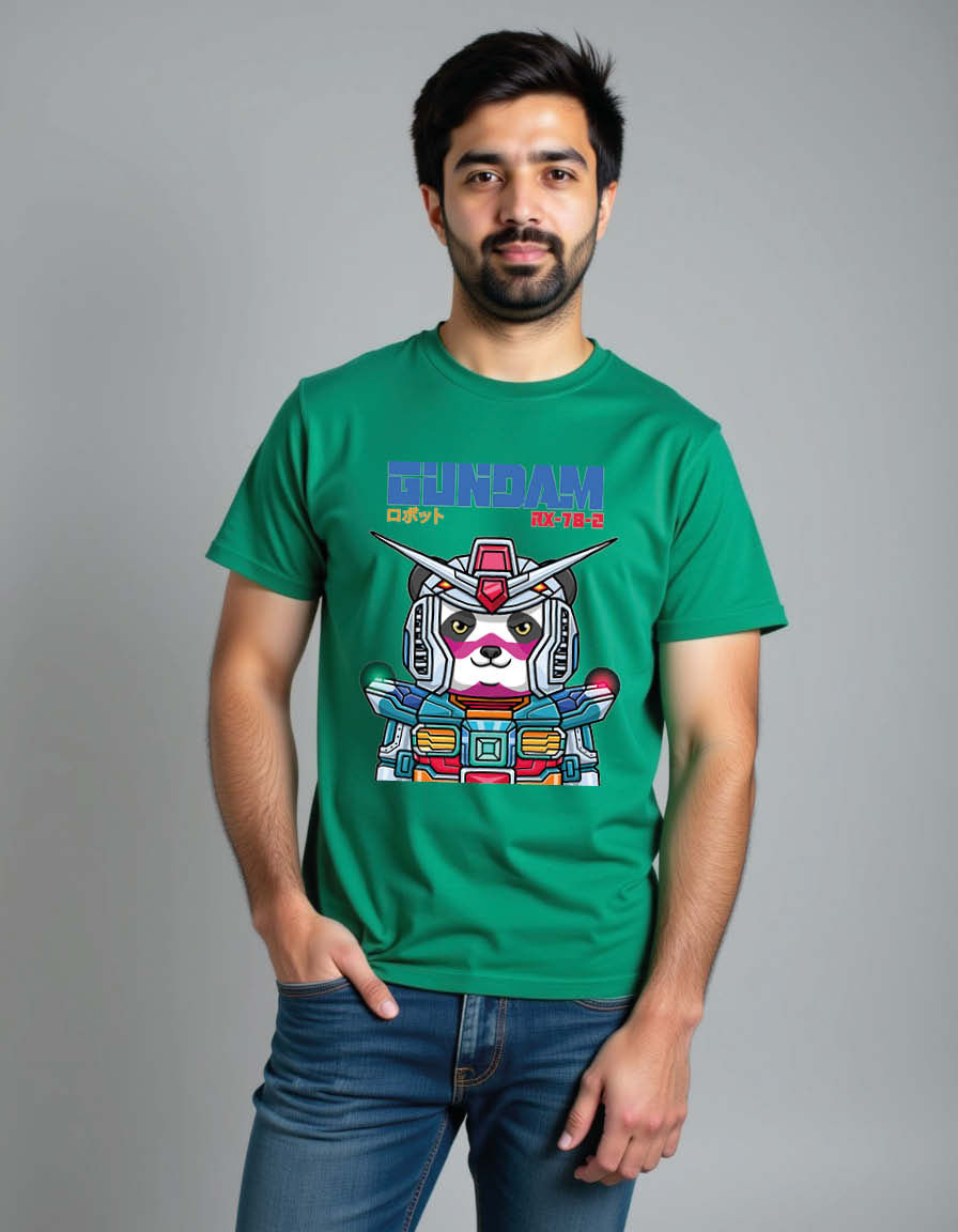 Thumbnail: gundam Vintage Unisex Printed Graphic T-Shirt For Mens, Womens & Kids