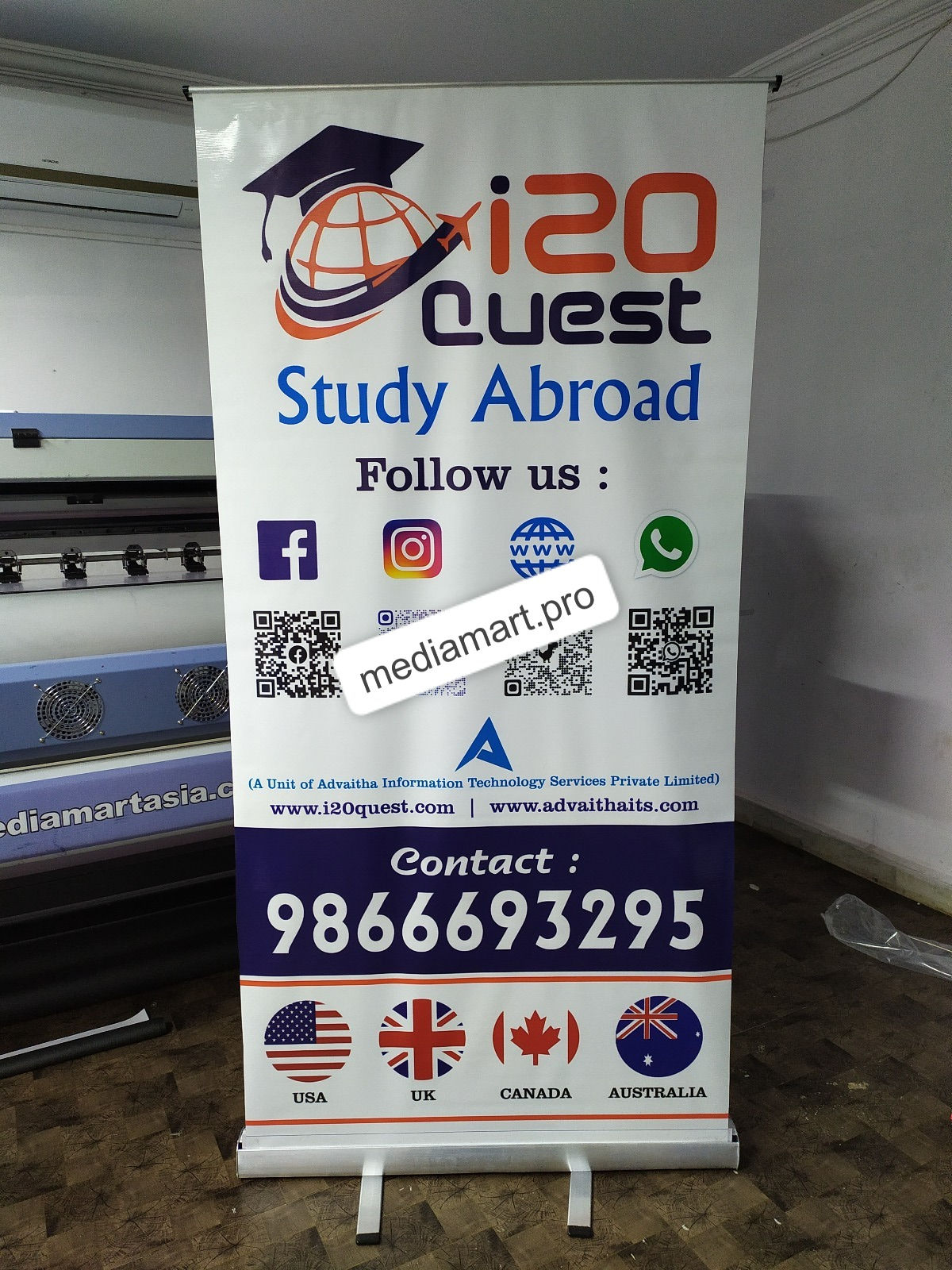 Top Roll Up Standee for Gym Promos in Kukatpally, Hyderabad