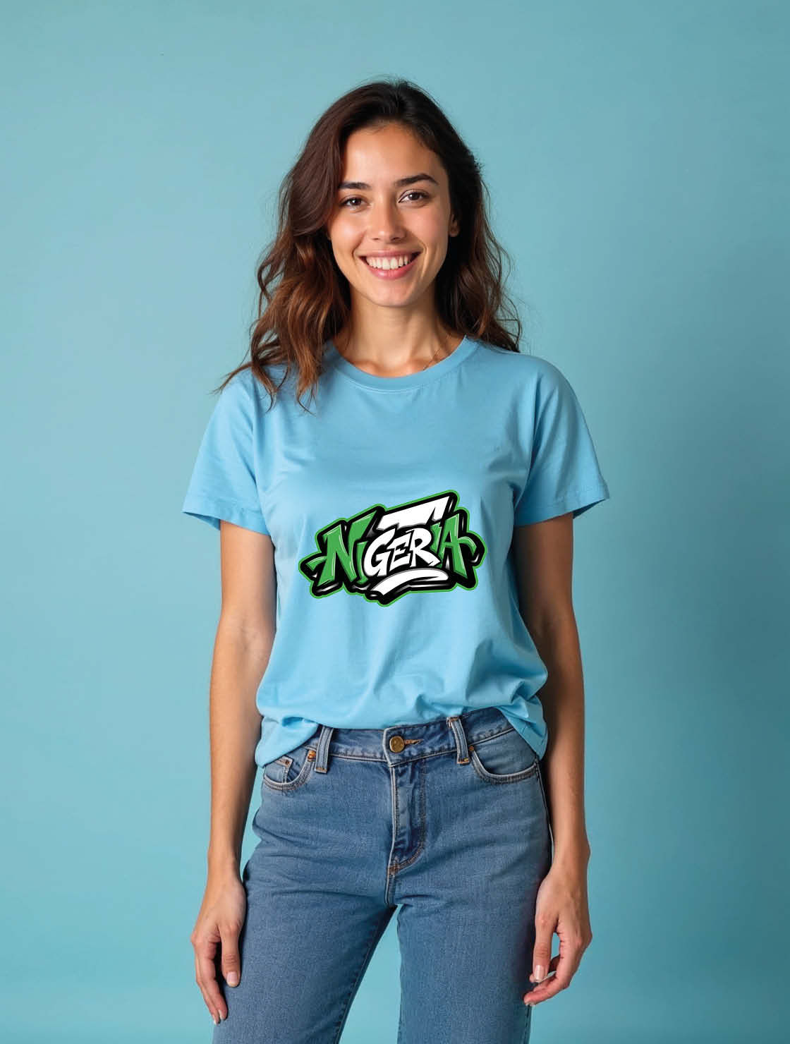 nigeria Classic Unisex Printed Graphic T-Shirt For Mens Womens & Kids