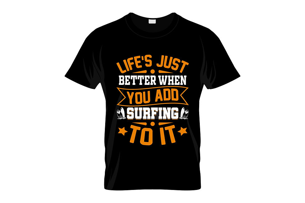 lifes just bitter when you add surfing typography printed t shirts