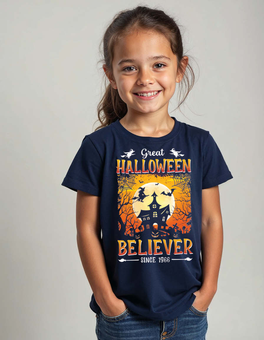 Thumbnail: great halloween believer Unisex Printed Graphic T-Shirt for Mens,Womens & Kids