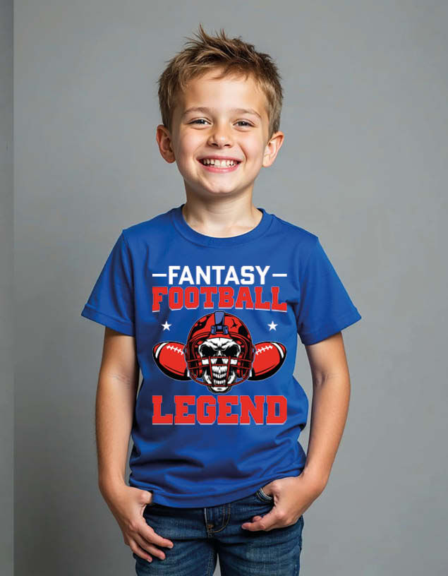 Thumbnail: Fantasy football legend Unisex Printed Graphic T-shirt