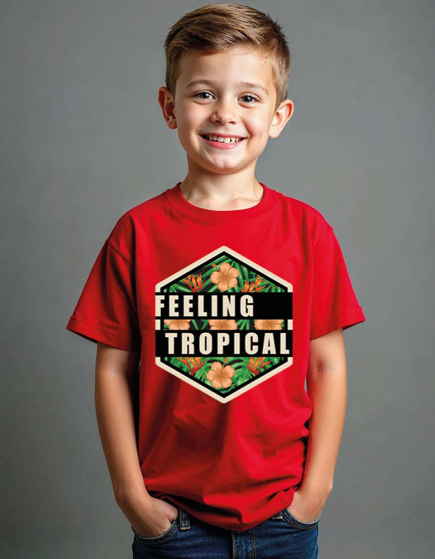 feeling tropical Unisex Printed Graphic T-Shirt For Mens, Womens & Kids