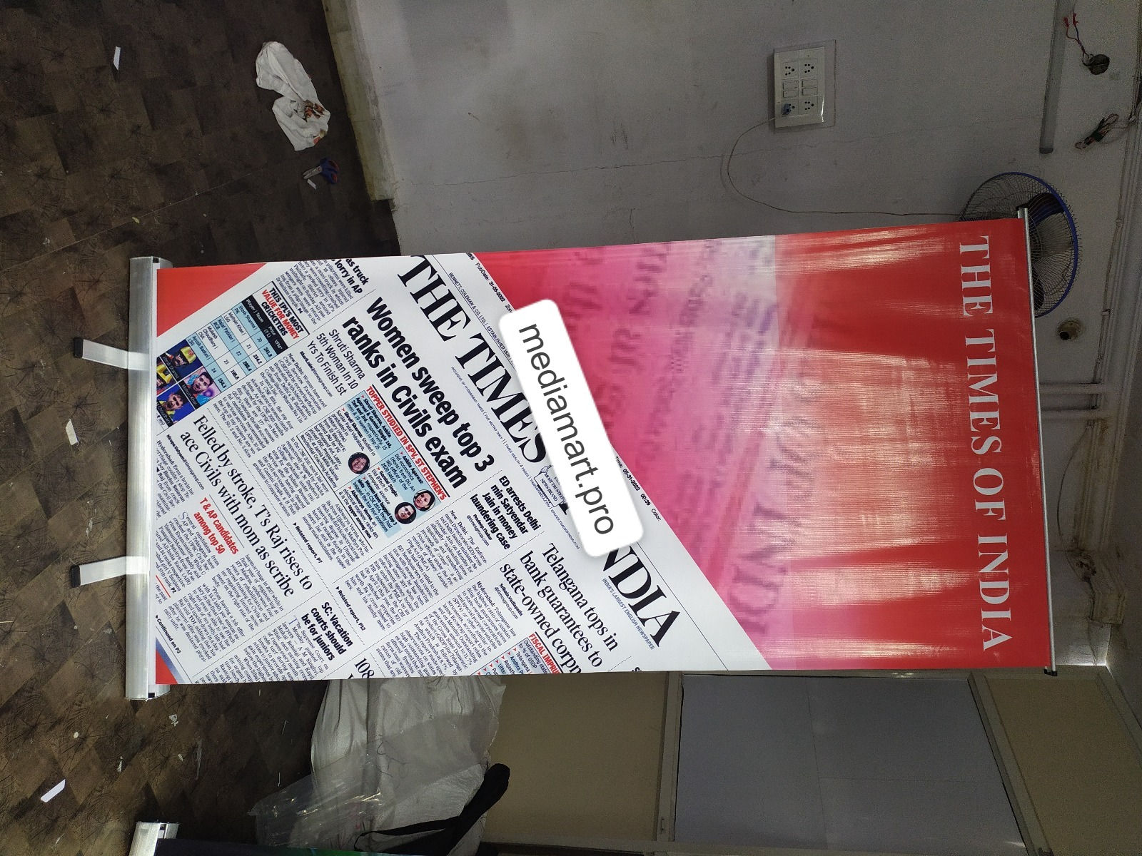 Corporate Branding Roll Up Standee for Office Events in Ameerpet Hyderabad