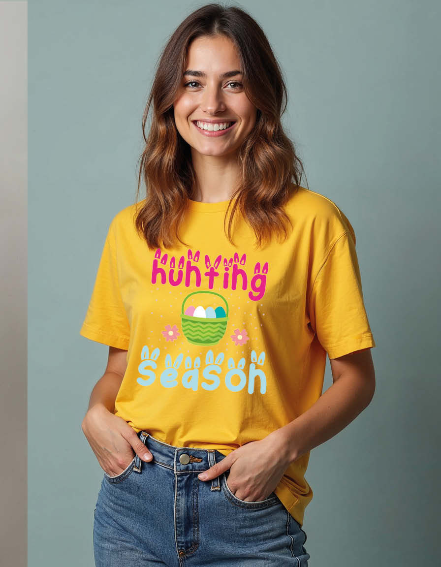 Thumbnail: hunting season Unisex Printed Graphic T-Shirt For Mens, Womens & Kids
