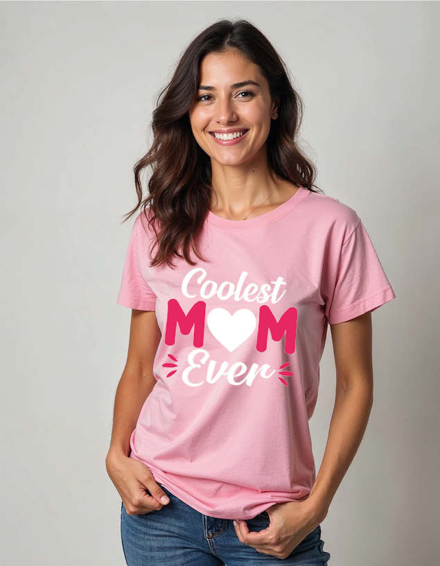 Thumbnail: Coolest mom ever Unisex Printed Graphic T-Shirt