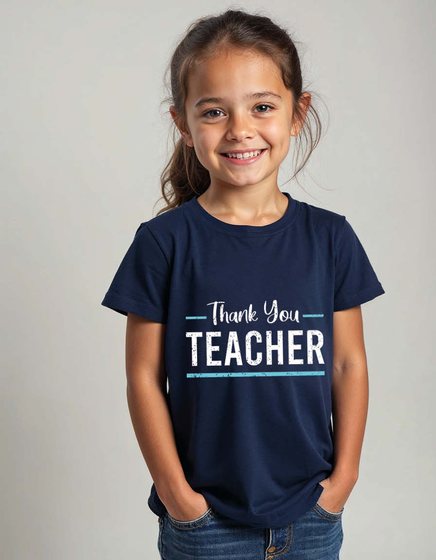 Thumbnail: Thank you teacher Unisex Printed Graphic T-shirt