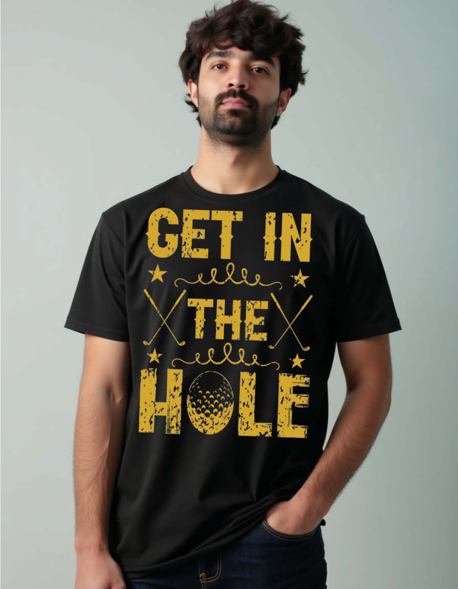 get in the holf Classic Unisex Printed Graphic T-Shirt for Mens,Womens & Kids