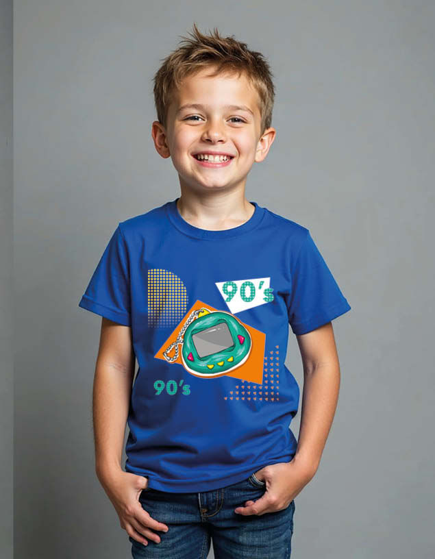 90s Nostalgia Virtual Pet Unisex Printed Graphic T-Shirt For Mens Womens & Kids