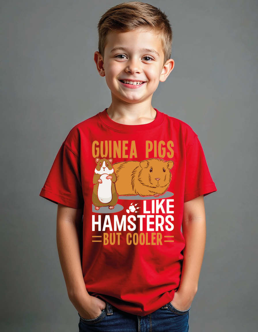 guinea pigs like hamsters but cooler Unisex Printed Graphic T-Shirt