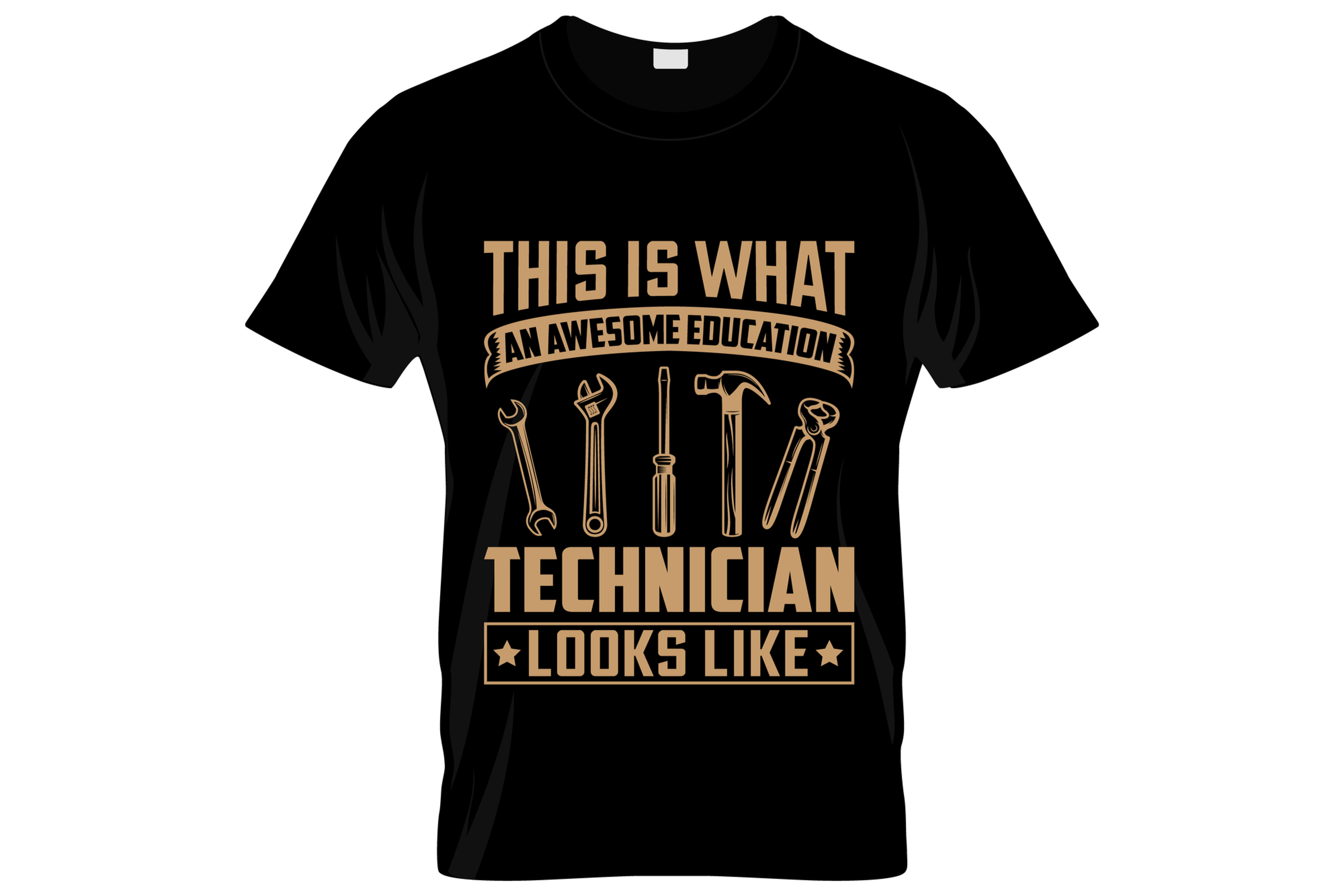 this is what education technician looks like typography printed t shirts