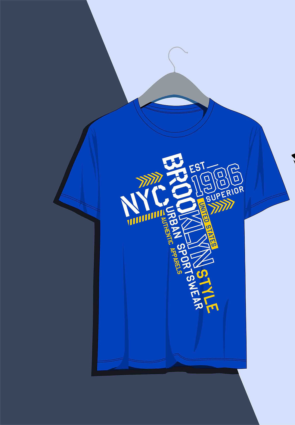 Thumbnail: Nyc brooklyn typography design.