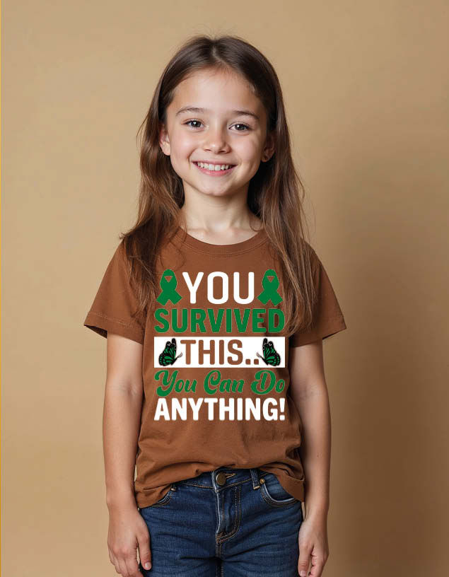 Thumbnail: you survived this you can do anything Unisex Printed Graphic T-Shirt