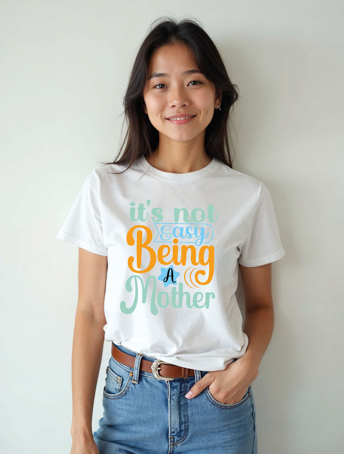 it's not easy being a mother Unisex Printed Graphic Tees For Mens Womens & Kids