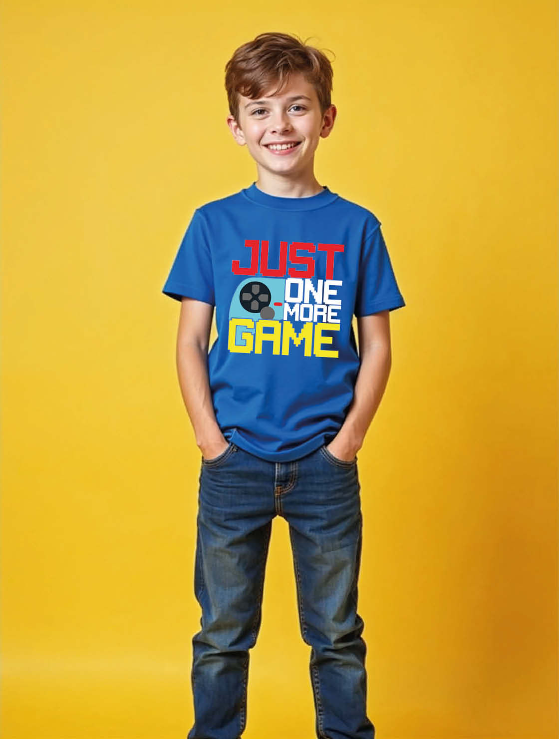 just one more game Unisex Printed Graphic T-Shirt For Mens Womens & Kids