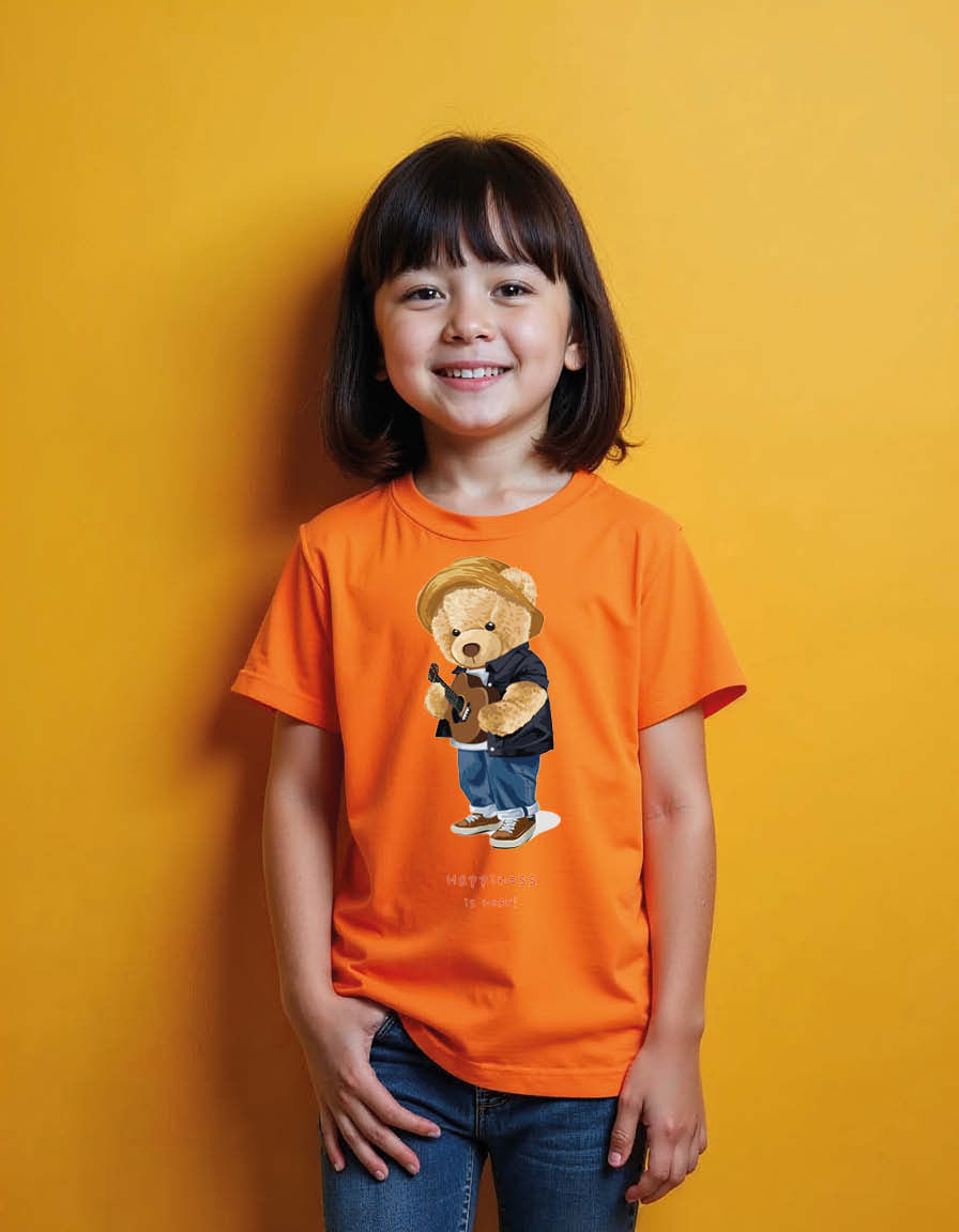 Thumbnail: Fashion Bear Unisex Printed Graphic T-Shirt For Mens, Womens & Kids