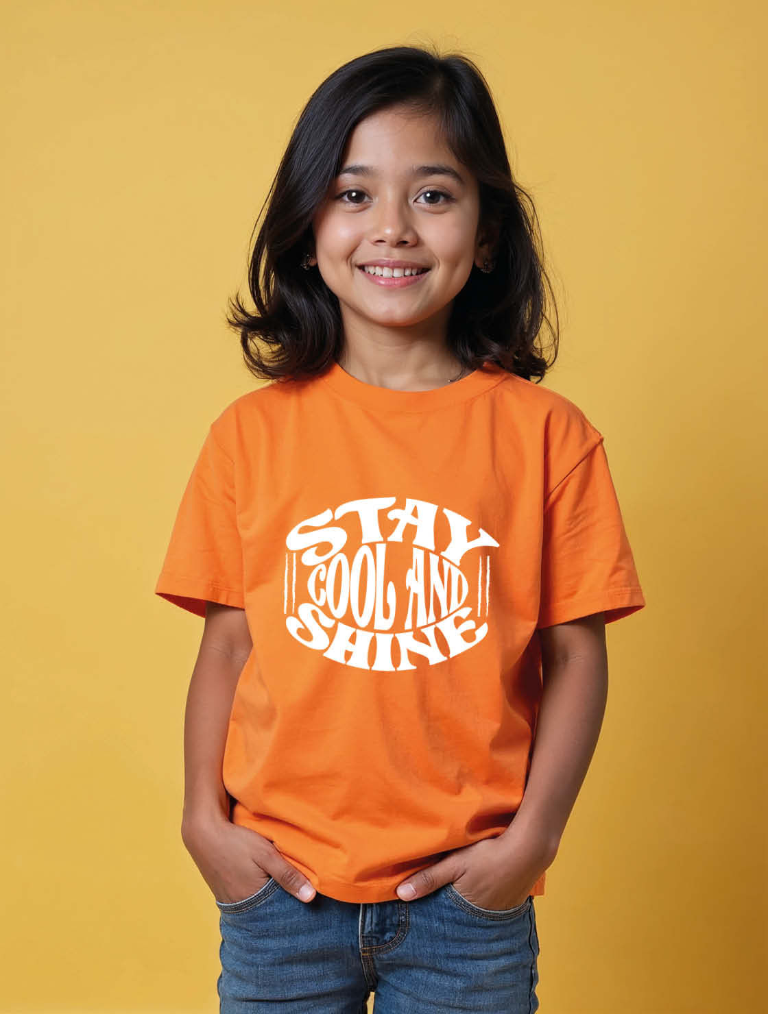 stay cool and shine Unisex Printed Graphic T-Shirt For Mens Womens & Kids