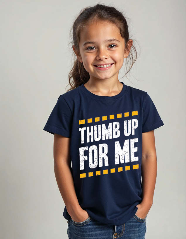 Thumbnail: thumb up for me Unisex Printed Graphic T-Shirt For Mens Womens & Kids