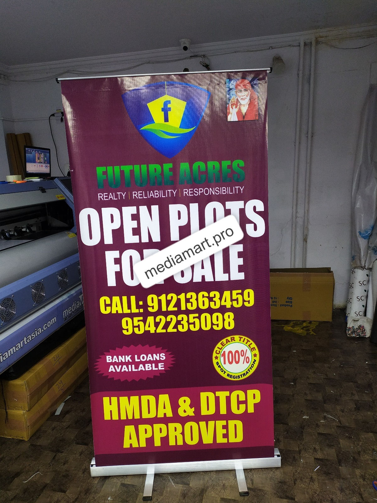 Pull Up Banner Stand for Wellness Spa Ads in LB Nagar, Hyderabad