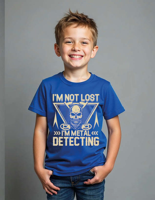 Thumbnail: Im not lost im metal detecting Unisex Printed Graphic T-shirt