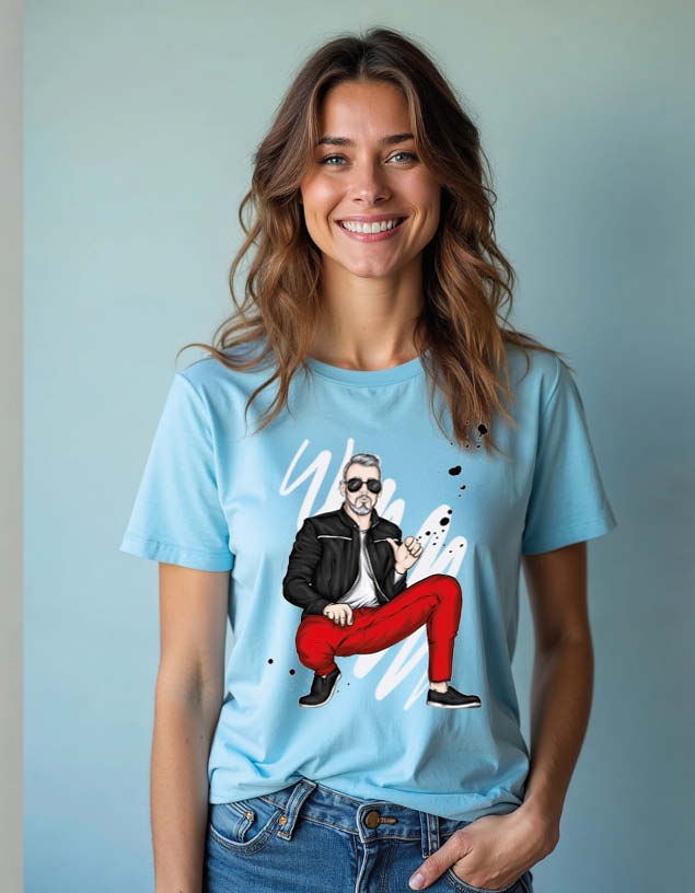 Thumbnail: Rockstar Streetwear Unisex Printed Graphic T-Shirt for Mens,Womens & Kids