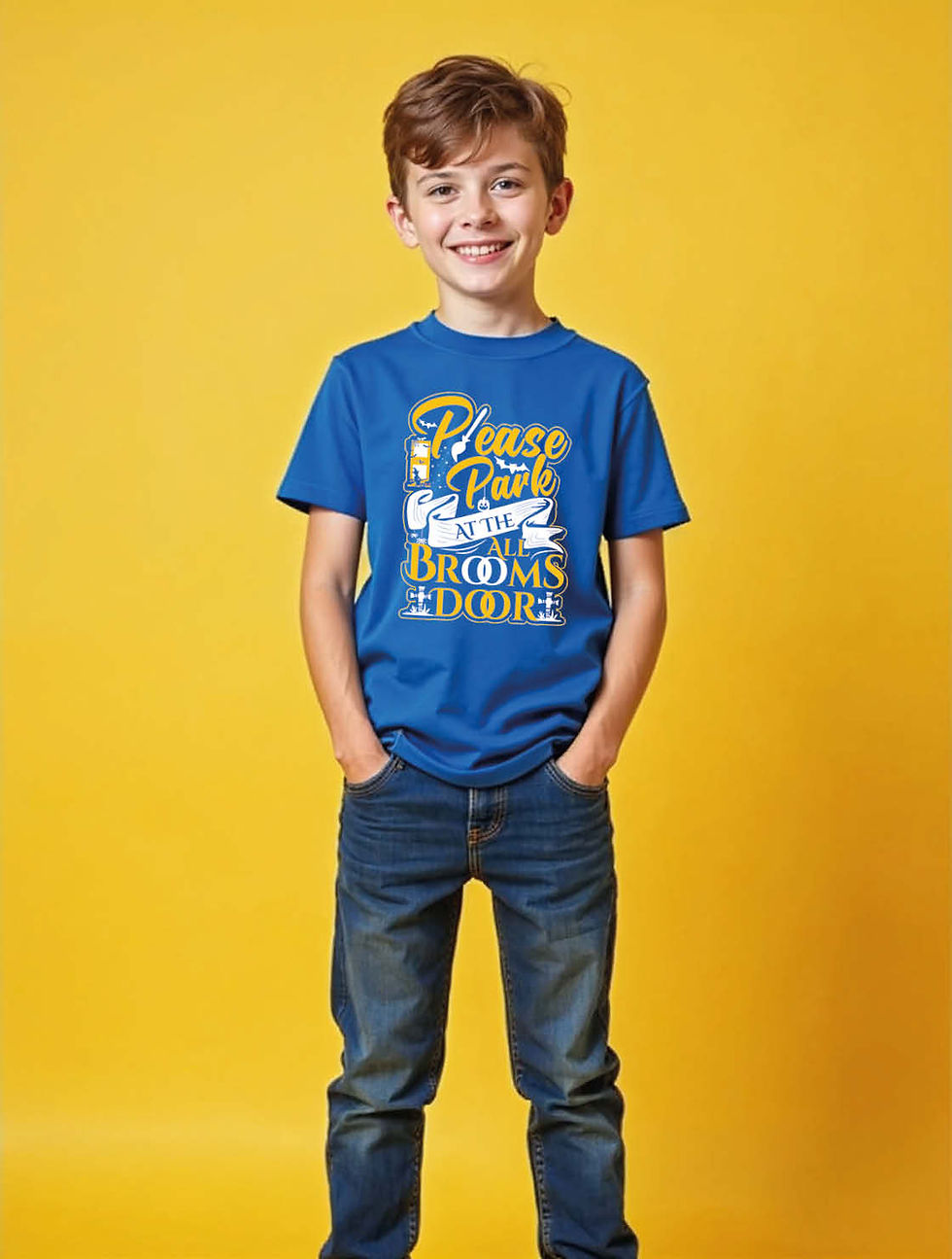 please pavle at the all brooms door Unisex Printed Graphic T-Shirt