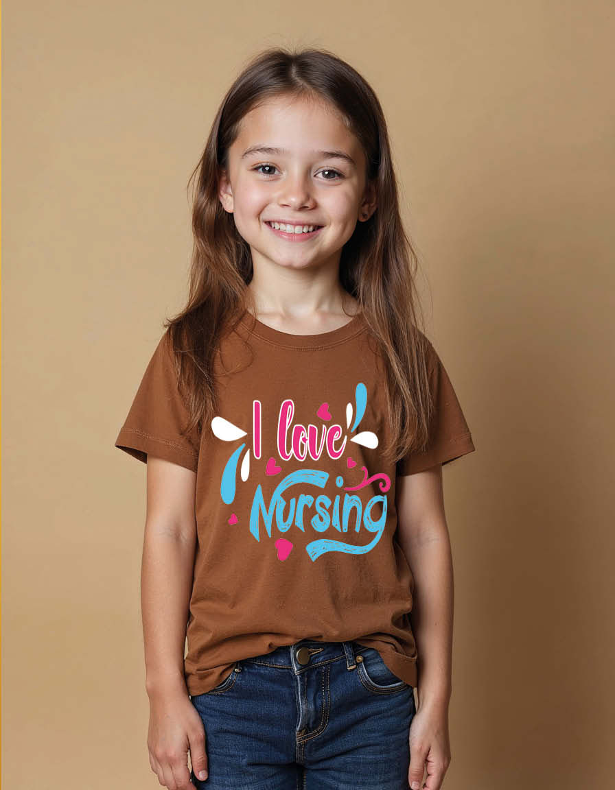 i love nursing Unisex Printed Graphic T-Shirt For Mens, Womens & Kids