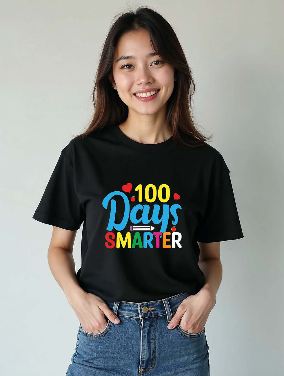 Thumbnail: smarter Stylish Unisex Printed Graphic T-Shirt For Mens Womens & Kids