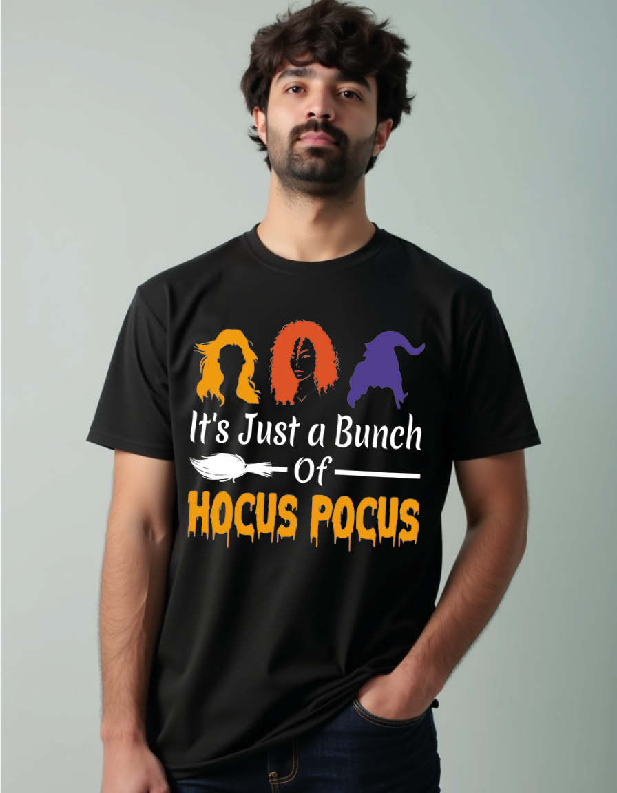it's just a bunch of hocus pocus Casual Unisex Printed Graphic T-Shirt
