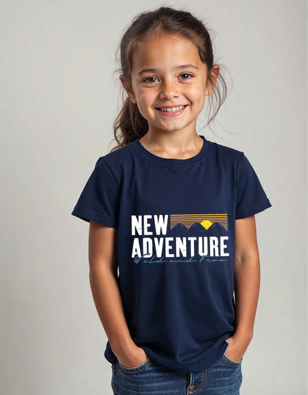 Thumbnail: new adventure Classic Unisex Printed Graphic T-Shirt for Mens,Womens & Kids