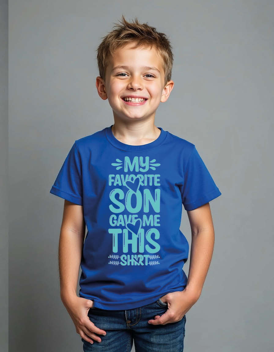 Thumbnail: My favorite son give me this shirt Unisex Printed Graphic T-shirt