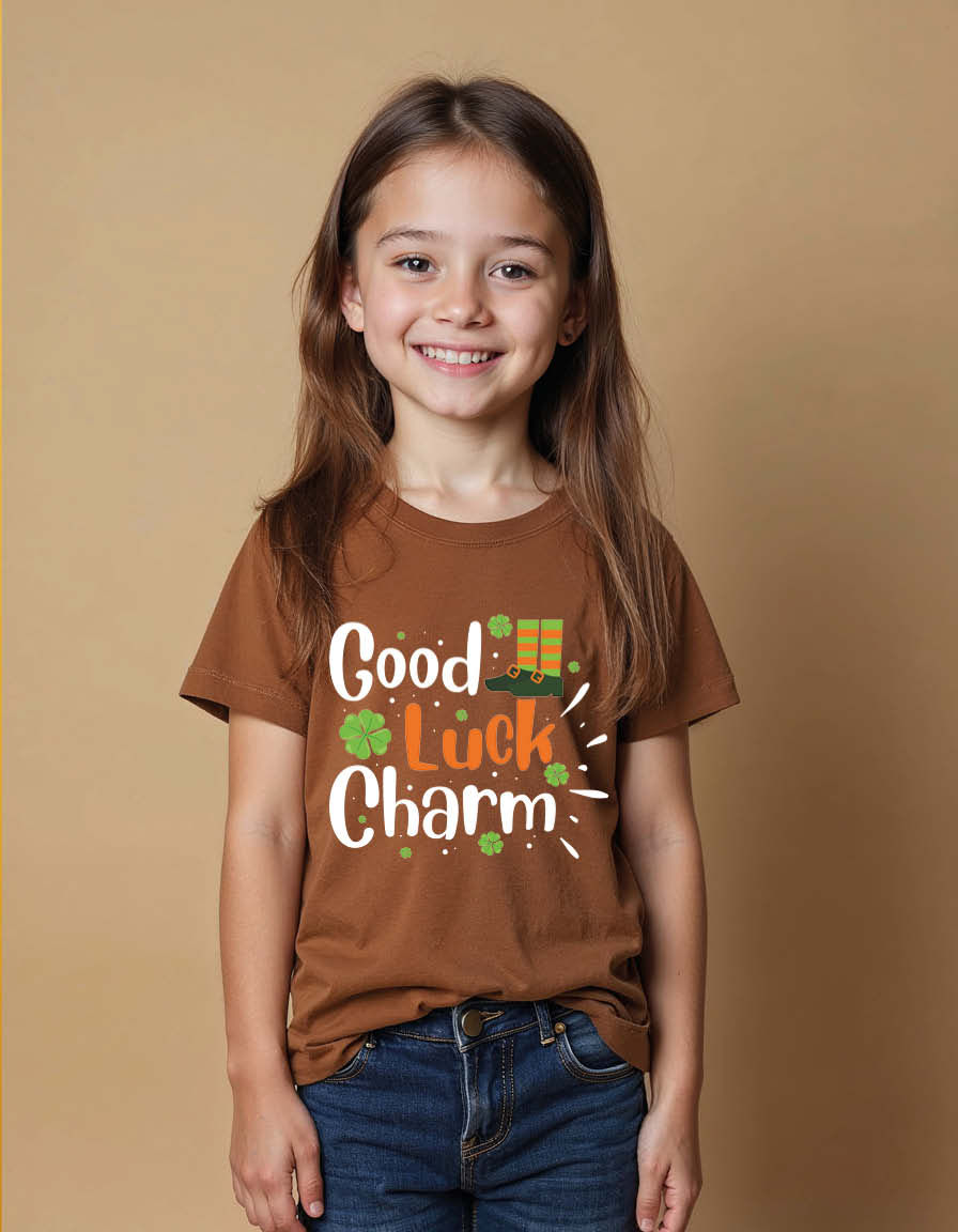 Thumbnail: good luck charm Unisex Printed Graphic T-Shirt for Mens,Womens & Kids