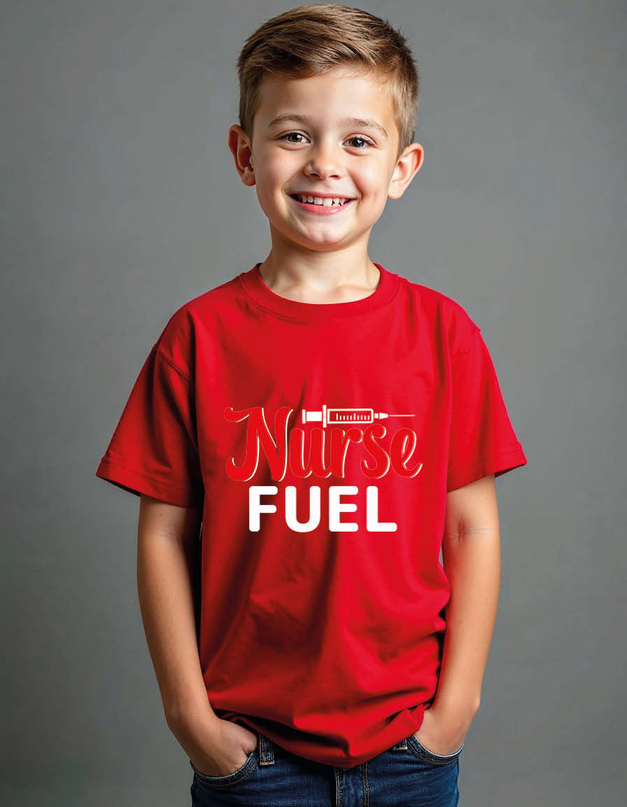 Thumbnail: nurse fuel Trendy Stylish Unisex Graphic T-Shirt For Mens,Womens & Kids