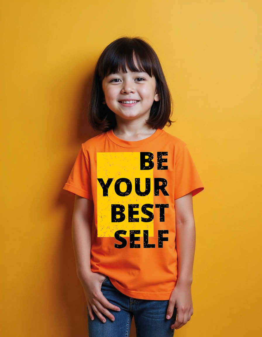 Thumbnail: Be your best self Unisex Printed Graphic T-shirt