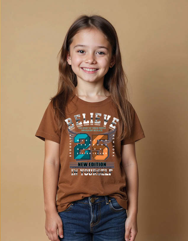 Thumbnail: believe in yourself Unisex Printed Graphic T-Shirt for Mens,Womens & Kids