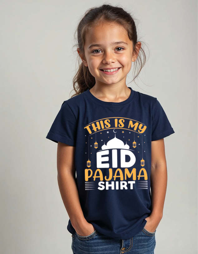 this is my eid pajama shirt Unisex Printed Graphic Tees For Mens Womens & Kids