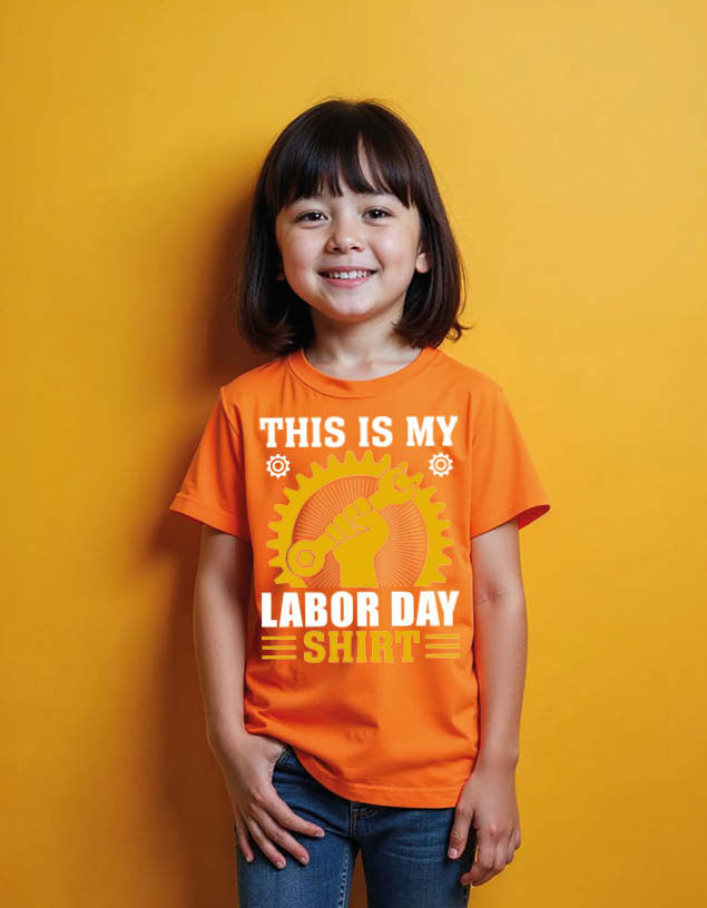 Thumbnail: this is my labor day shirt Unisex Printed Graphic T-Shirt For Mens Womens & Kids