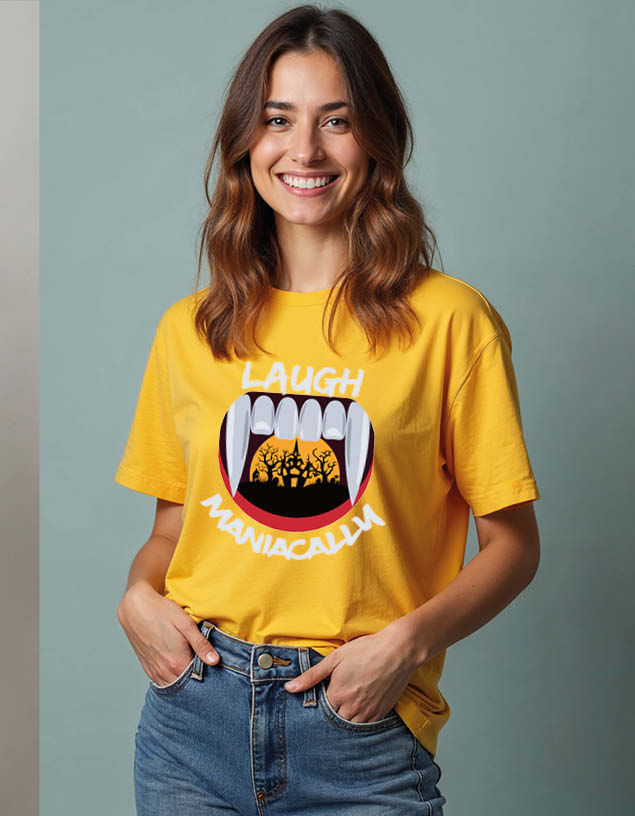 Thumbnail: laugh maniacalln Unisex Printed Graphic T-Shirt For Mens Womens & Kids