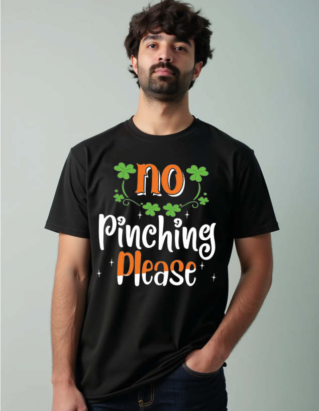 Thumbnail: no pinching please Unisex Printed Graphic T-Shirt for Mens,Womens & Kids