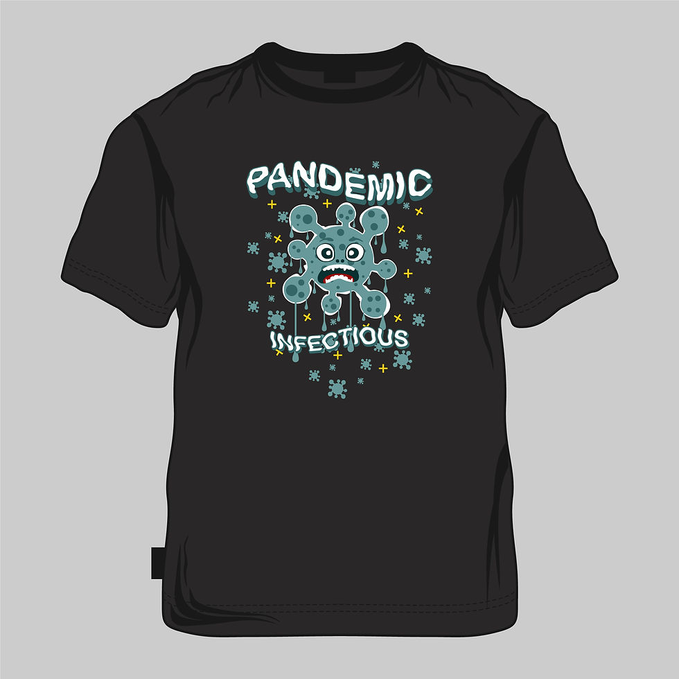 Thumbnail: Patriot wear mask typography t shirt design graphic t shirts