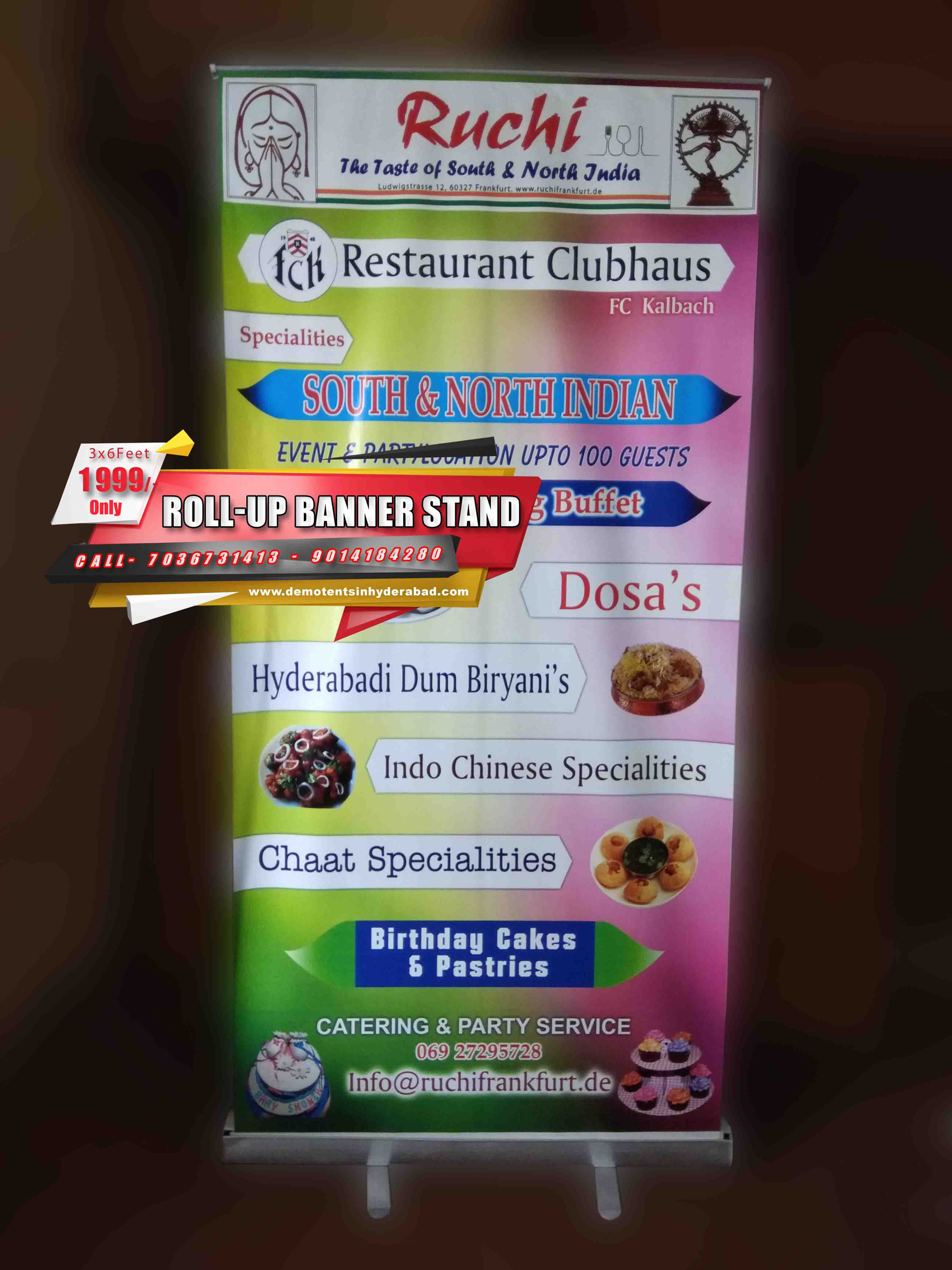 Roll Up Standee in Sircilla
