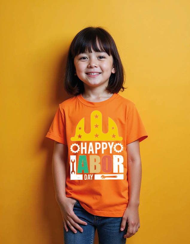 Thumbnail: happy labor day Unisex Printed Graphic T-Shirt For Mens Womens & Kids