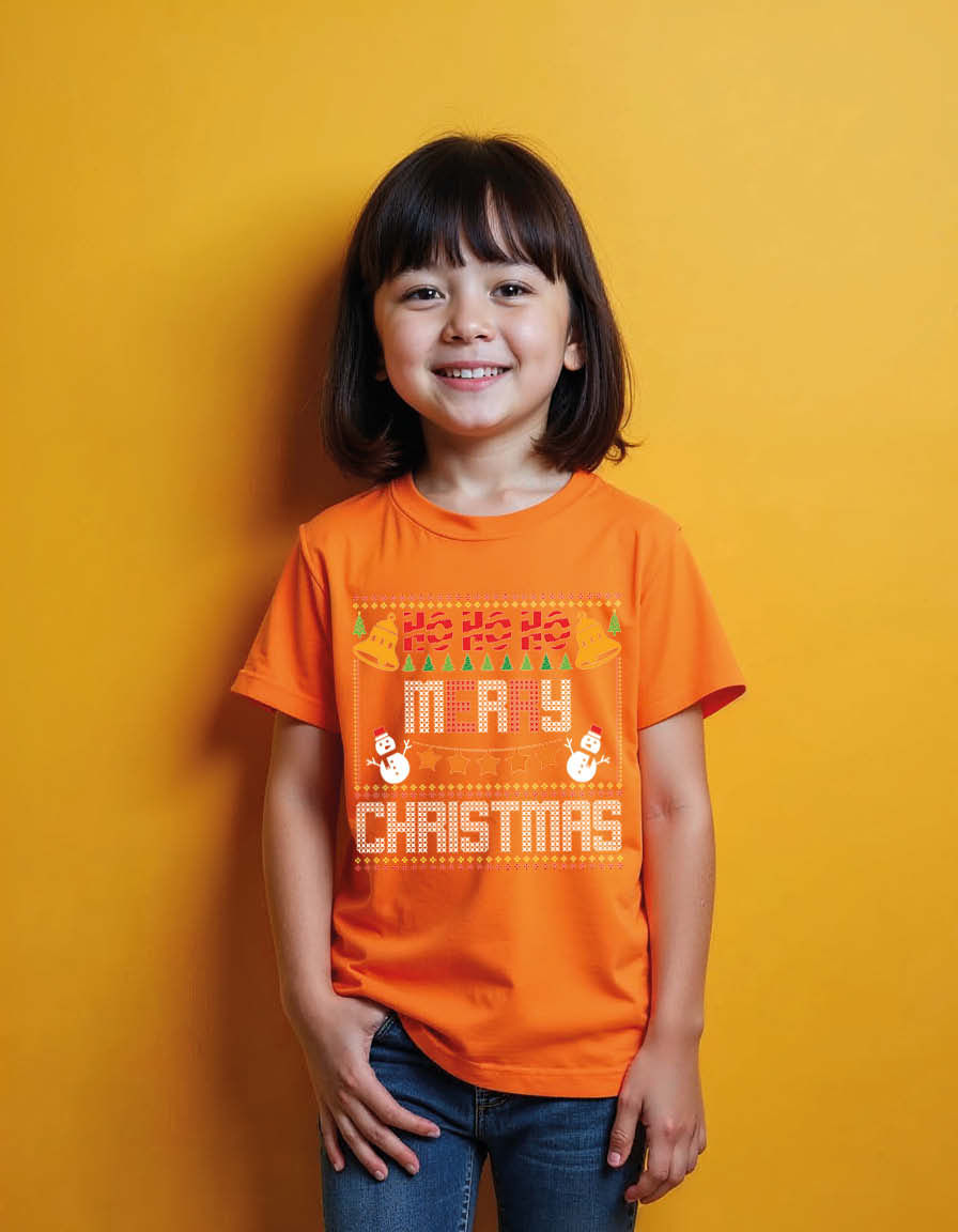 Thumbnail: ho ho ho merry christmas Unisex Printed Graphic T-Shirt For Mens, Womens & Kids