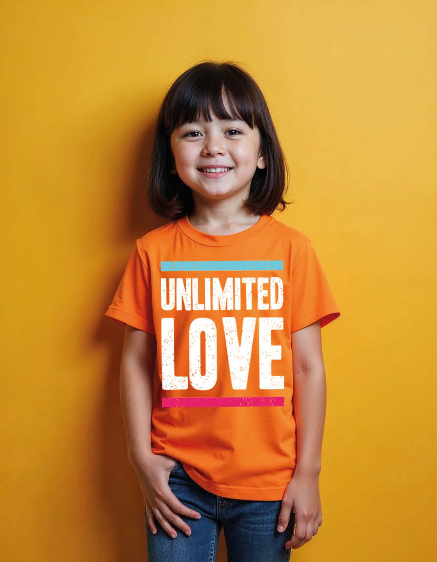Thumbnail: Unlimited love Unisex Printed Graphic T-shirt